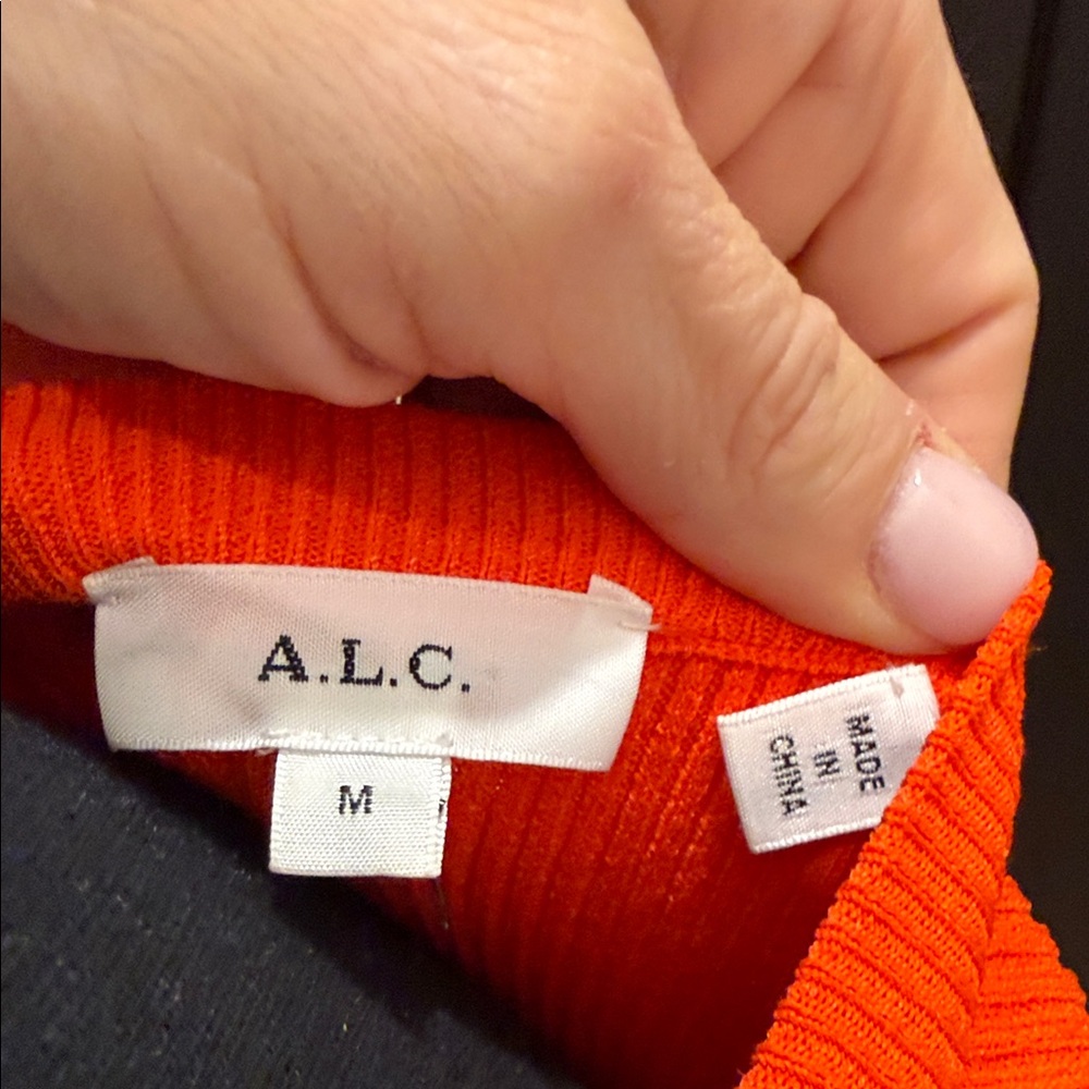 A.L.C. Bright Orange Mini Dress - Picture 7 of 7